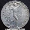 Czechoslovak Silver 50 Korun (Prague Uprising) (Reverse)