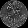 Czechoslovak Silver 100 Korun (Jihlava) (Obverse)