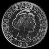 Brazilian Silver 1000 Reis (stars and dashes) (Obverse)