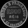 Brazilian Silver 2000 Reis (Reverse)