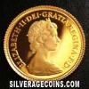 Elizabeth II British Gold Half Sovereign (Obverse)