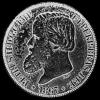 Pedro II Brazilian Silver 200 Reis (small, .835) (Obverse)