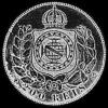 Pedro II Brazilian Silver 200 Reis (small, .835) (Reverse)