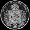 Pedro II Brazilian Silver 500 Reis (Reverse)