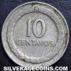Colombian Silver 10 Centavos (type 2) (Reverse)