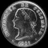 Colombian Silver 50 Centavos (Obverse)