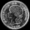 Colombian Silver 50 Centavos (Obverse)
