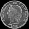 Colombian Silver 50 Centavos (Obverse)