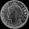 Dominican Billon Half Peso (Paris) (Reverse)