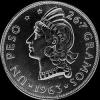 Dominican Silver Peso (100th Anniversary) (Reverse)