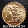 Elizabeth II British Gold Sovereign (Reverse)