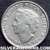 Wilhelmina I Dutch Nickel 10 Cents (Obverse)