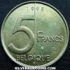 Albert II Belgian 5 Francs (French) (Reverse)