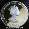 Elizabeth II Ascension Islands Silver 50 Pence (Queen Mother) (Obverse)
