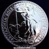 Elizabeth II 2 Pounds 1 Ounce Silver Britannia (Reverse)