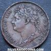 George IV British "Laureate Head" Farthing (Obverse)