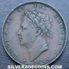 George IV British "Bare Head" Farthing (Obverse)