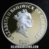 Elizabeth II Guernsey Silver 5 Pounds (Queen Mother) (Obverse)