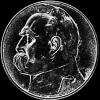 Polish Silver 5 Zlotych (Jozef Pilsudski, shooter eagle) (Reverse)