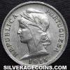 10 Centavos de Plata Portugueses (Anverso)