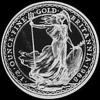 Elizabeth II 50 British Pounds 1/2 Ounce Gold Britannia (Reverse)
