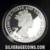 Elizabeth II Turks and Caicos 20 Crowns Silver (D Day: Eisenhower) (Obverse)