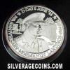 Elizabeth II Turks and Caicos 20 Crowns Silver (D Day: Eisenhower) (Reverse)
