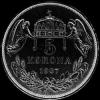 Franz Joseph I Hungarian Silver 5 Korona (Reverse)
