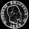Victor Emmanuel II Italian Silver Lira (Obverse)