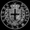 Victor Emmanuel II Italian Silver 2 Lire (Reverse)