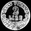 Victor Emmanuel II Italian Silver 2 Lire (Reverse)