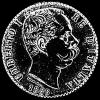 Umberto I Italian Silver 2 Lire (Obverse)