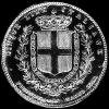 Victor Emmanuel II Italian Silver 5 Lire (Accession) (Reverse)