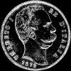 Umberto I Italian Silver 5 Lire (Obverse)