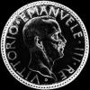 Victor Emmanuel III Italian Silver 20 Lire (Obverse)