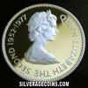 Elizabeth II Gibraltar Silver 25 New Pence (Jubilee) [Boxed] (Obverse)