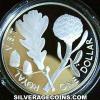 Elizabeth II New Zealander Silver Dollar (Royal Visit) [Box] (Reverse)