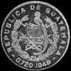 Guatemalan Silver 5 Centavos (Obverse)