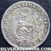 Peruvian Silver Half Dinero (Obverse)