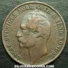 Oscar I Swedish Bronze 5 Öre (Obverse)