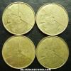 Lot of 4 Different Dates Belgian 5 Francs (French) (Obverse)