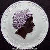 Elizabeth II Australian 50 Cents 1/2 Ounce Silver (Lunar II: Dragon) (Obverse)