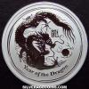 Elizabeth II Australian 50 Cents 1/2 Ounce Silver (Lunar II: Dragon) (Reverse)