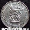 George V British Silver Sixpence (Reverse)