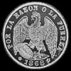 Chilean Silver Half Decimo (.835) (Obverse)