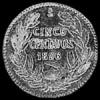 Chilean Silver 5 Centavos (.835) (Reverse)