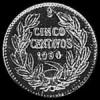 Chilean Silver 5 Centavos (.500) (Reverse)