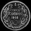 Chilean Silver 5 Centavos (.450) (Reverse)