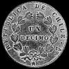 Chilean Silver Decimo (Reverse)