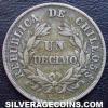 Chilean Silver Decimo (.500) (Reverse)